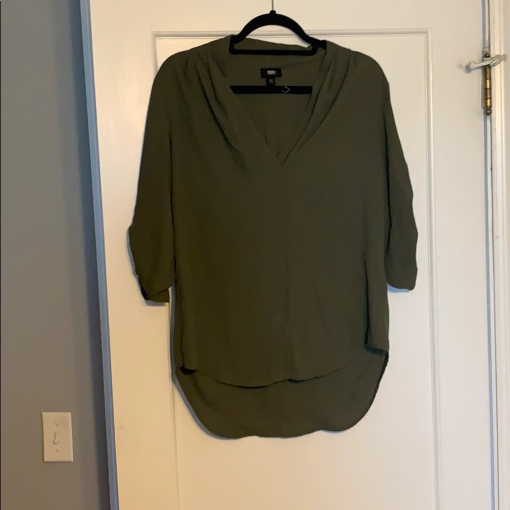 Green blouse
